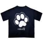 WebArtsの肉球をモチーフにしたオリジナルブランド「nikuQ」（犬タイプ）です オーバーサイズTシャツ