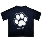 WebArtsの肉球をモチーフにしたオリジナルブランド「nikuQ」（犬タイプ）です Oversized T-Shirt