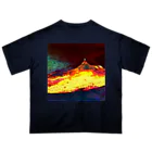 水草の火口の夜 オーバーサイズTシャツ