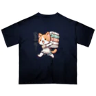 happyhoneyshoppeのにゃんこ介護士 Oversized T-Shirt