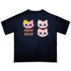 Illustrator Moca&Ram shopのこねこのミューミュー オーバーサイズTシャツ