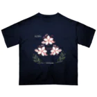 花馬〜Hanauma〜のプルメリアさん オーバーサイズTシャツ