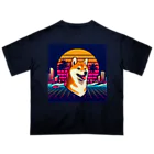 80s_popの80s_pop Dog No.1 (Shiba Inu) オーバーサイズTシャツ