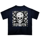 かるるんショップの骸骨紳士シリーズ　微笑 Oversized T-Shirt