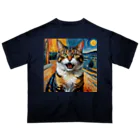 F2 Cat Design Shopのニャンコの叫 001 オーバーサイズTシャツ