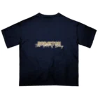 poniponiのクールな英字プリント オーバーサイズTシャツ