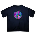 LalaHangeulのりんごスター　~ハングルシリーズ~ オーバーサイズTシャツ