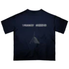 NIKORASU GOのことわざデザイン「塵も積もれば山となる」 Oversized T-Shirt