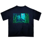 aosansyoの接続するタコクラゲ Long time no see オーバーサイズTシャツ