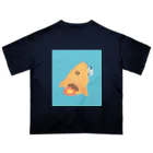 nagisa-ya(なぎさや) ペンギン雑貨のチョココロネロケット Oversized T-Shirt
