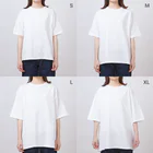 LalaHangeulのハングル　ゴールドテイスト Oversized T-Shirt