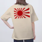 TシャツジャパンSUZURI店🇯🇵の愛国 イッテマイリマス（日本地図と旭日旗） オーバーサイズTシャツ