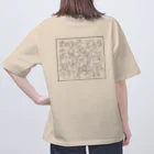 紡ぎや真夕のゆるひらがな愛　ひねもすTシャツ Oversized T-Shirt