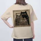 ぐら(GURA)のネコ家の肖像&ながぐつにはいったこねこ Oversized T-Shirt