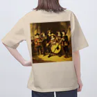 different colors のレンブラントが音楽バンドを描いたら Oversized T-Shirt