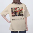 9INEHEADSのREV_Black オーバーサイズTシャツ