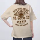 カブヌシ 商會（SUZURI店）のカイヌシ 鉄犬 オーバーサイズTシャツ