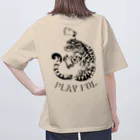 PLAY　FULのWhiteTIGER1 オーバーサイズTシャツ