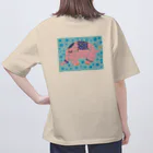 ピンクの象のピンクの象 オーバーサイズTシャツ