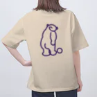 grandeviolaDESIGNのバイオレット！violet！ムラサキ！紫！ Oversized T-Shirt