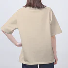 cocoartの雑貨屋さんの【you are not alone.】（茶くま）WHITE Oversized T-Shirt