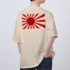 TシャツジャパンSUZURI店🇯🇵の愛国 イッテマイリマス（日本地図と旭日旗） オーバーサイズTシャツ