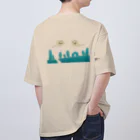 ふんわりおくつろぎやさんのおばけちゃんず Oversized T-Shirt