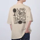 おはる屋さんのいろいろ球技（ボールゲーム） オーバーサイズTシャツ