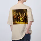 different colors のレンブラントが音楽バンドを描いたら Oversized T-Shirt