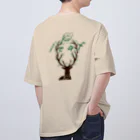 キャンプグッズ【tゑnt by leaf】の鹿leaf Oversized T-Shirt