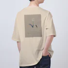 rilybiiの* powder snow antique blue Oversized T-Shirt