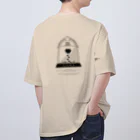 NOBLEROSEGRAFFITIのNRG.ローズメイク(BK) オーバーサイズTシャツ