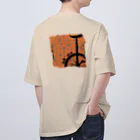 360°clubのWall pattern Oversized T-Shirt