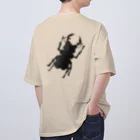 心の森ミュージアム　遊童館の色紙クワガタ Oversized T-Shirt