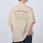 USAGI DESIGN -emi-のなかよし オーバーサイズTシャツ