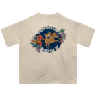 poniponiの与那国馬と島に住む生き物(カラー) Oversized T-Shirt