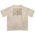 rilybiiのLemon Tulip × Greige × Logo オーバーサイズTシャツ