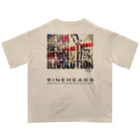 9INEHEADSのREV_Black オーバーサイズTシャツ