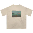 NOBLEROSEGRAFFITIの門司港 跳ね橋シリーズ Oversized T-Shirt