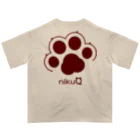 WebArtsの肉球をモチーフにしたオリジナルブランド「nikuQ」（猫タイプ）です オーバーサイズTシャツ