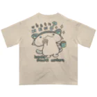 itsuto-こねこしょうしょうめんへらの「ふぁっといずねこ…？」 オーバーサイズTシャツ