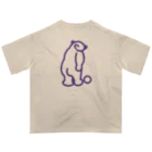 grandeviolaDESIGNのバイオレット！violet！ムラサキ！紫！ Oversized T-Shirt