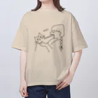 かにのたけなみのお断りねこ Oversized T-Shirt