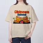 沖縄大好きシーサーちゃんの沖縄🌴アイランド オーバーサイズTシャツ