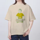 はらまき shoppingのカレーを食べる Oversized T-Shirt