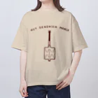 NIKORASU GOのほっとサンド大好き「ほっとサンドマニア」 Oversized T-Shirt