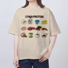 Kの☑High PROTEIN(カラー) オーバーサイズTシャツ