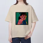 ハコベラのハコベラ　女の子 オーバーサイズTシャツ