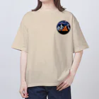 オカユのキャンプと焚き火 オーバーサイズTシャツ