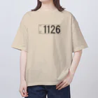 温泉グッズ@ブーさんとキリンの生活の1126(ダークグレー) Oversized T-Shirt